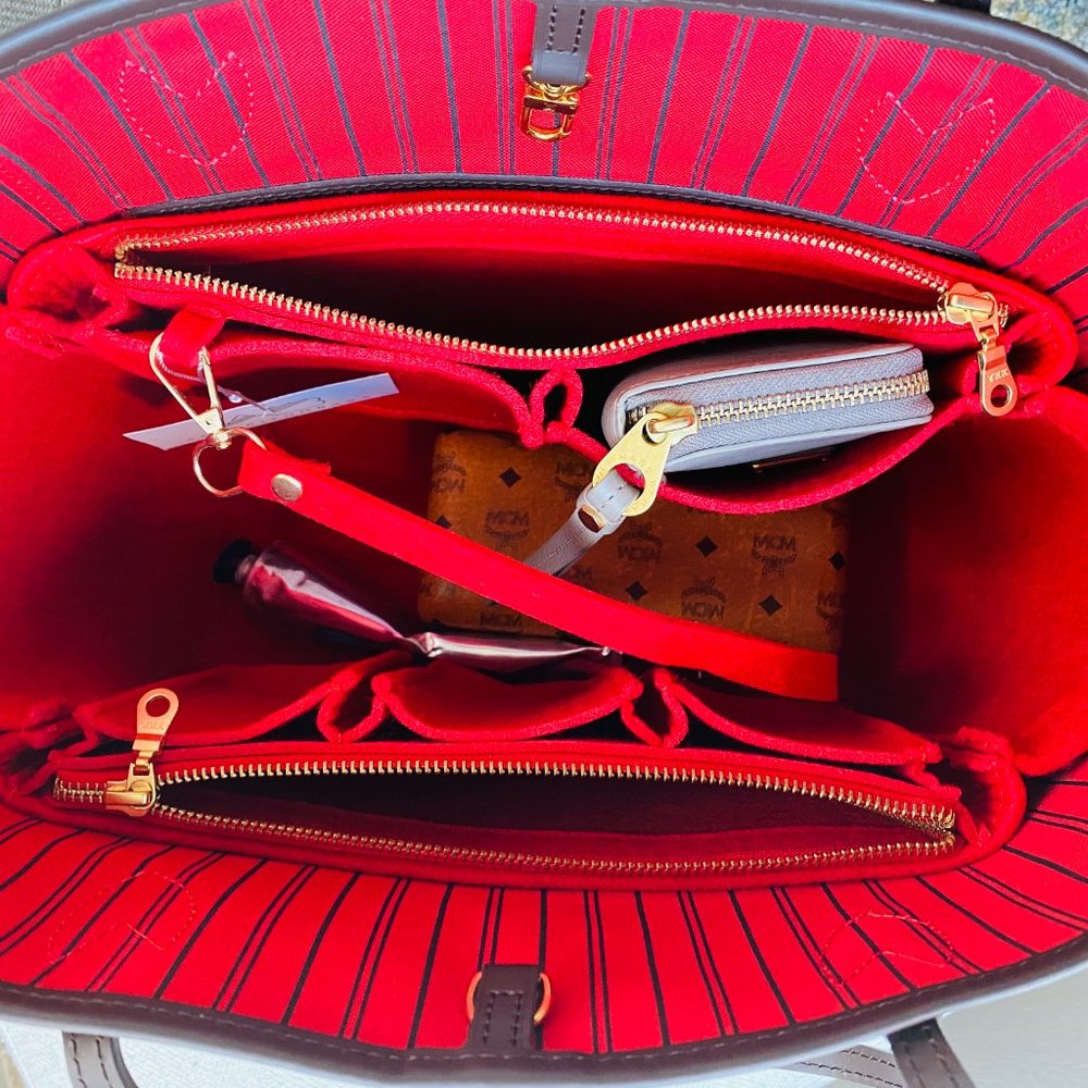 🎉V2.0 design Neverfull NF GM MM LV organizer insert w/ YKK zippers